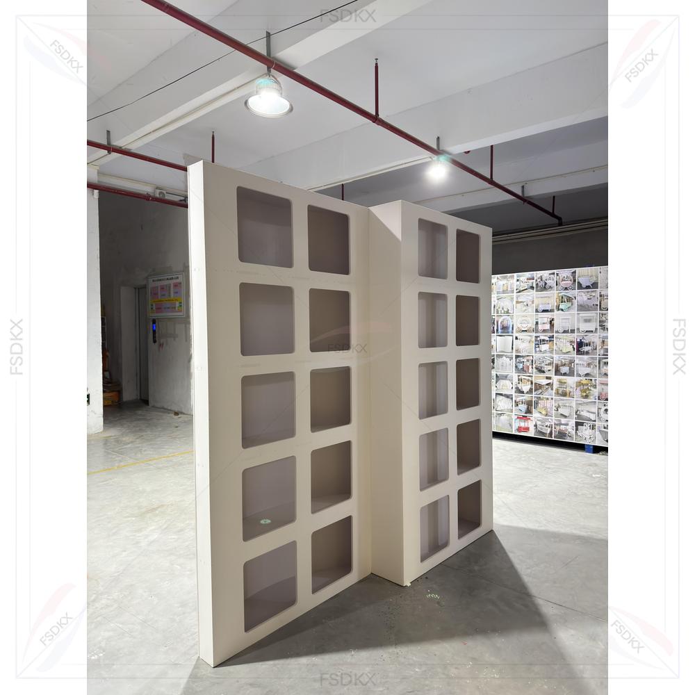 Party Event Supplier - 새로운 디자인 PVC 웨딩 배경막 흰색