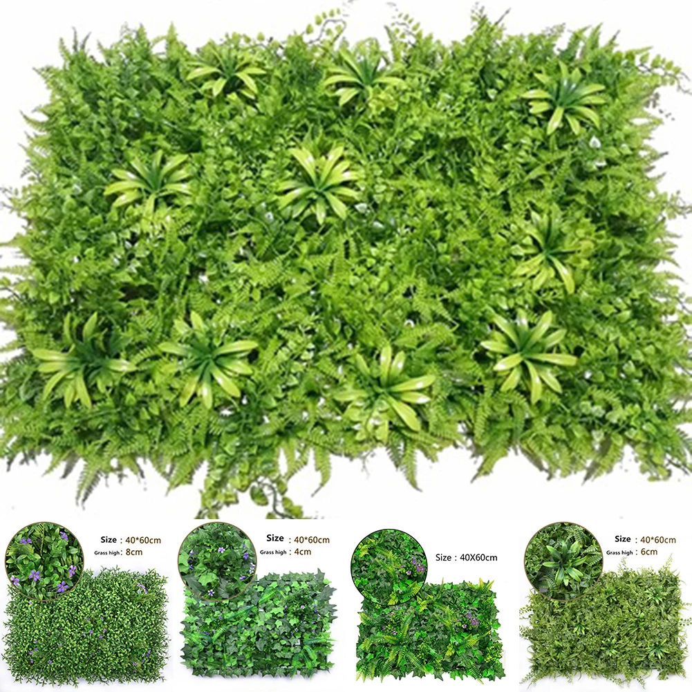 Flower Wall Panel - 40*60cm 인공 잔디 식물 잔디 벽