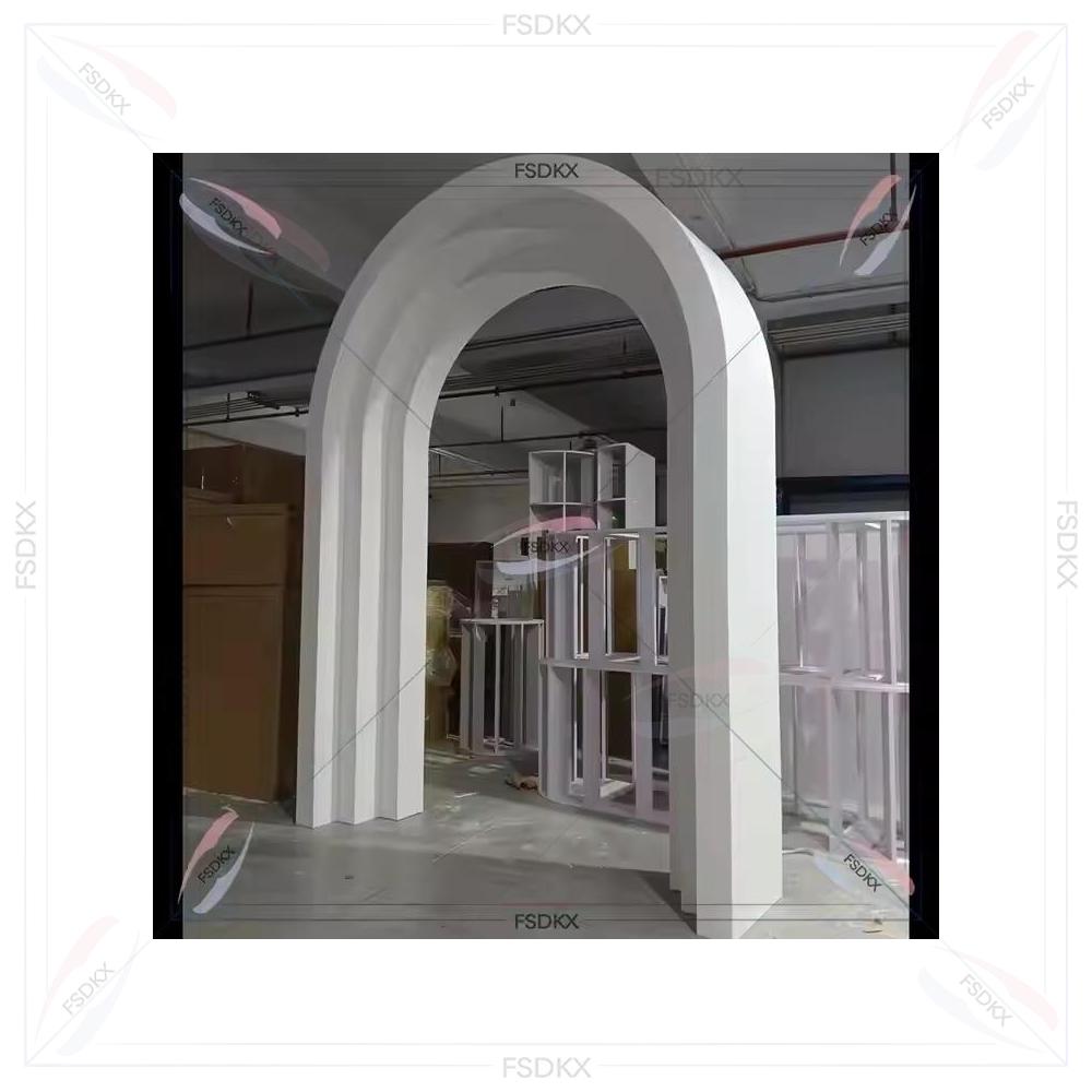 Party Event Supplier - 고급 화이트 PVC 아크릴 벽 배경