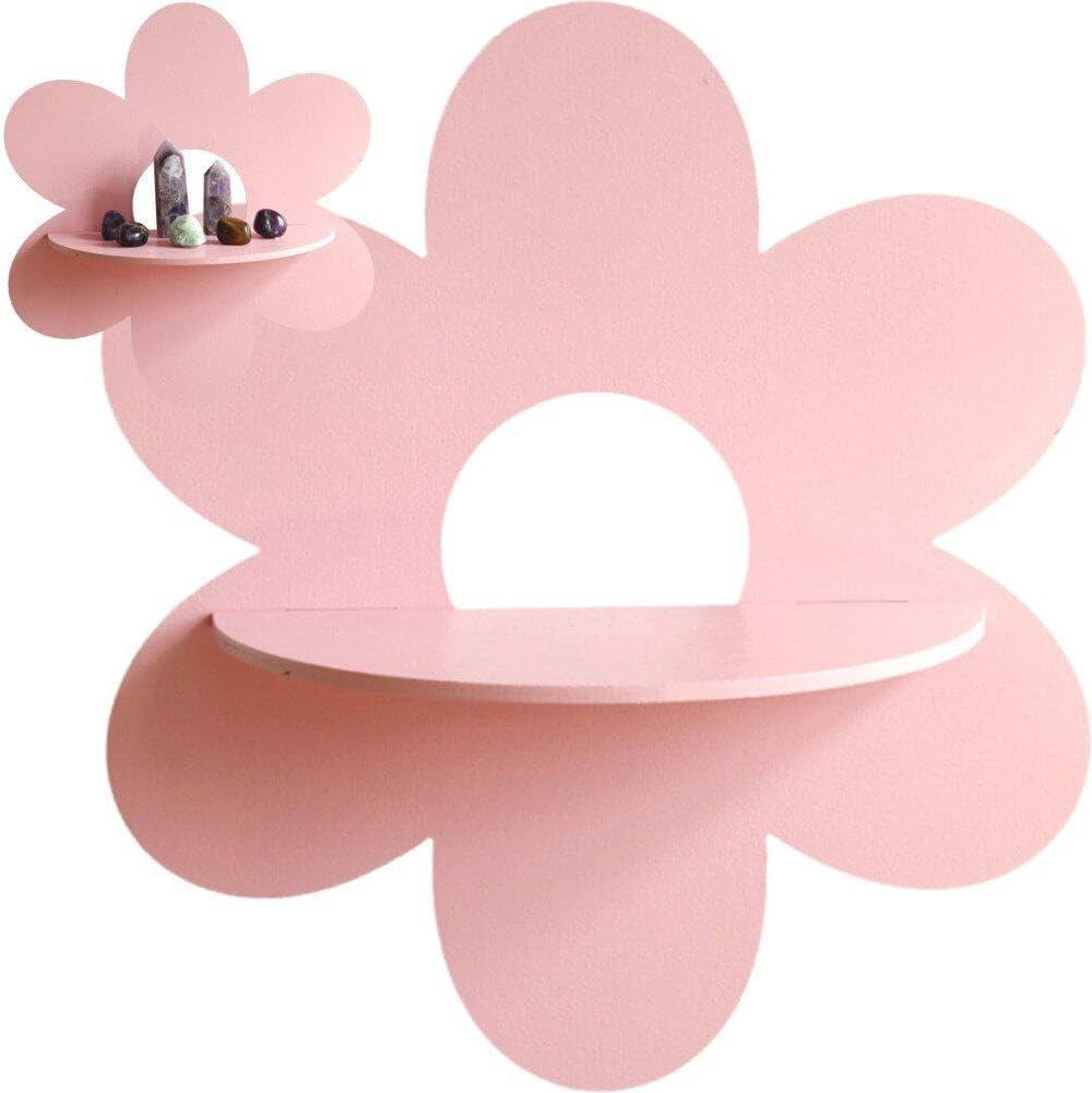 Flower Wall Panel - 꽃 모양 벽걸이 수납함 나무 벽