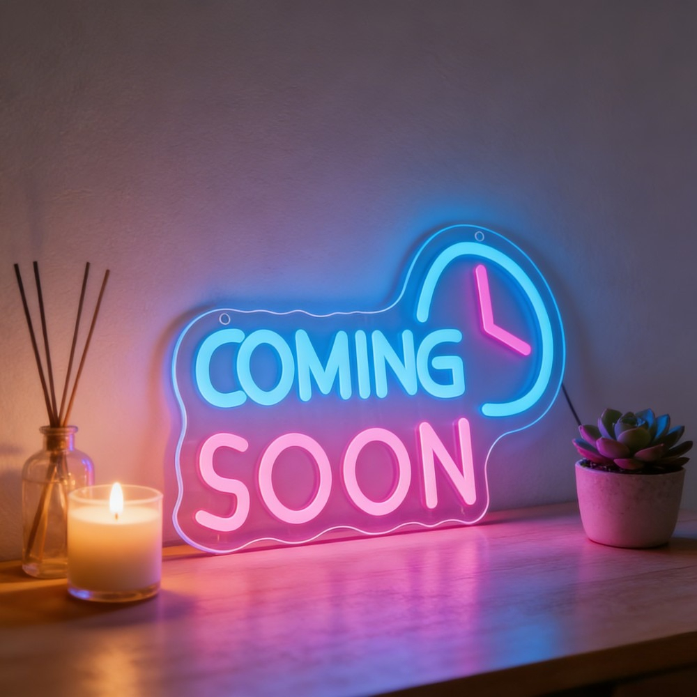 Event Launch Party - 곧 출시될 네온사인 LED 조명 USB