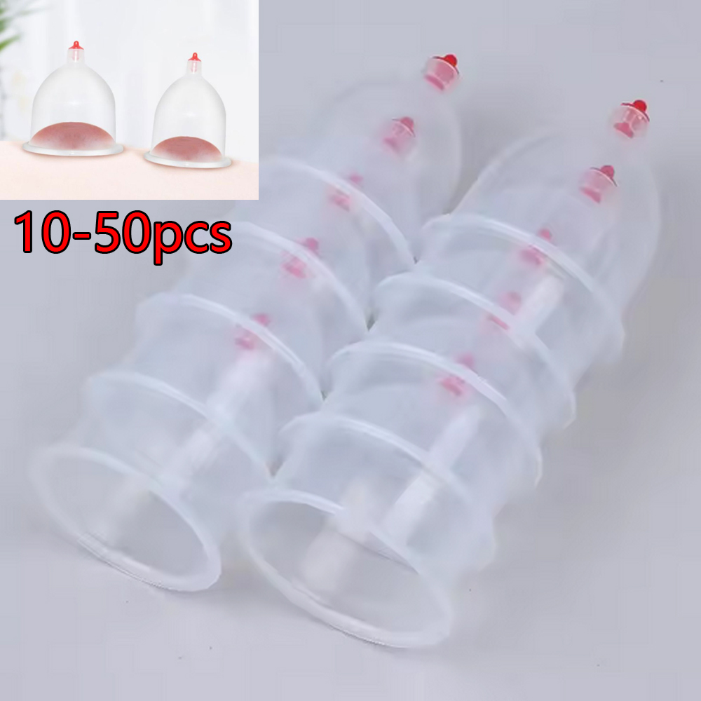 Plastic Cup 50Pcs - 10-50Pcs 2가지 크기의 휴대용 부항 컵
