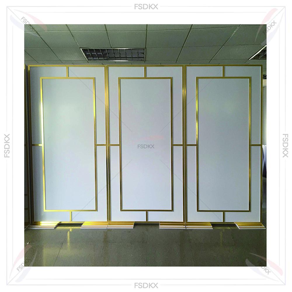 Event Party Supply Rental - 반짝이는 금색 파티 용품 배경막 PVC
