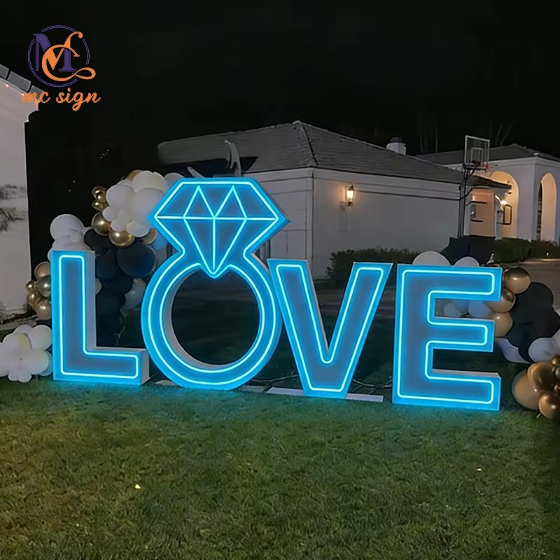 독립형 LED 간판 4피트 마키 레터링 (이벤트 대여, - Event Party Supply Rental 리뷰 및 가격