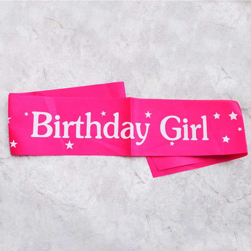 생일 소녀 리본 어깨 거들, 반짝이 새틴 새틴 새시,  - Birthday Sash Glitter 리뷰 및 가격