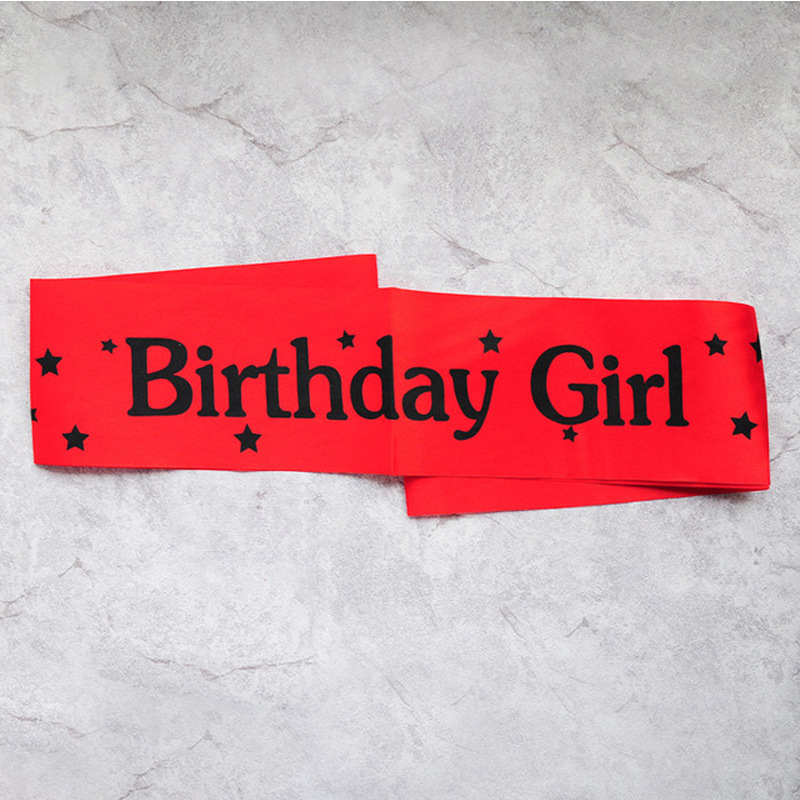 생일 소녀 리본 어깨 거들, 반짝이 새틴 새틴 새시,  - Birthday Sash Glitter 리뷰 및 가격