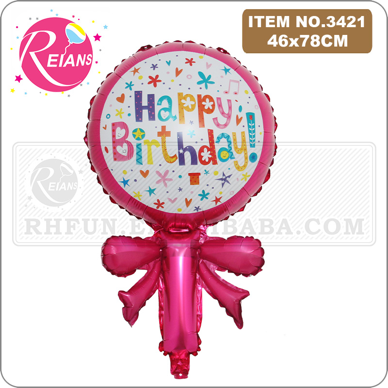 생일 축하 해요 막대 사탕 사탕 꽃 모양 알루미늄 호일 - Party Event Supplier 리뷰 및 가격