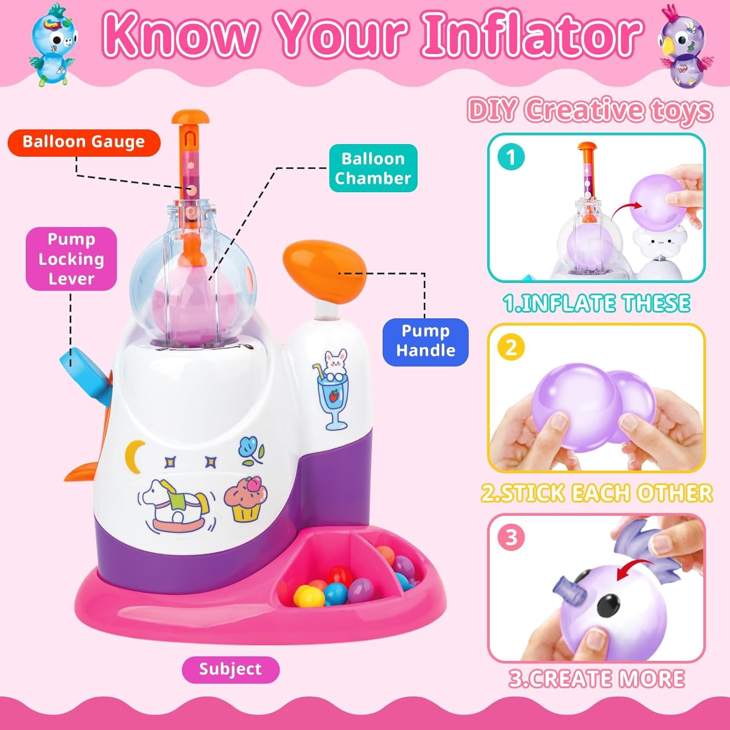 DIY 풍선 동물 만들기 키트 (펌프 포함) 다양한 색 - Balloon Pump Hand 리뷰 및 가격
