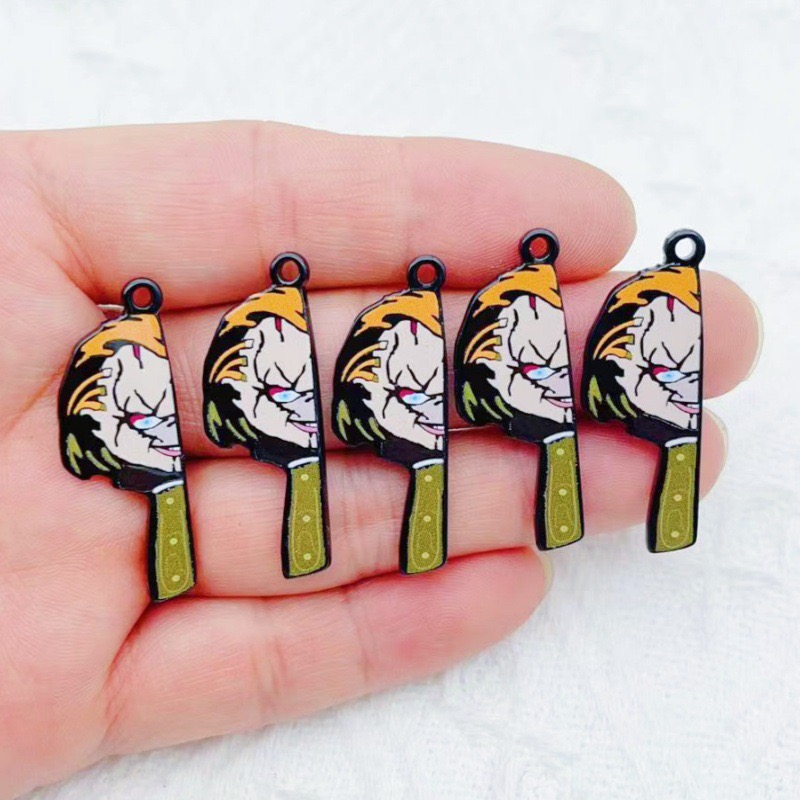 10pcs 만화 광대 재미있는 커플 단면 아크릴 쥬얼리 - Party Favor Bag 리뷰 및 가격