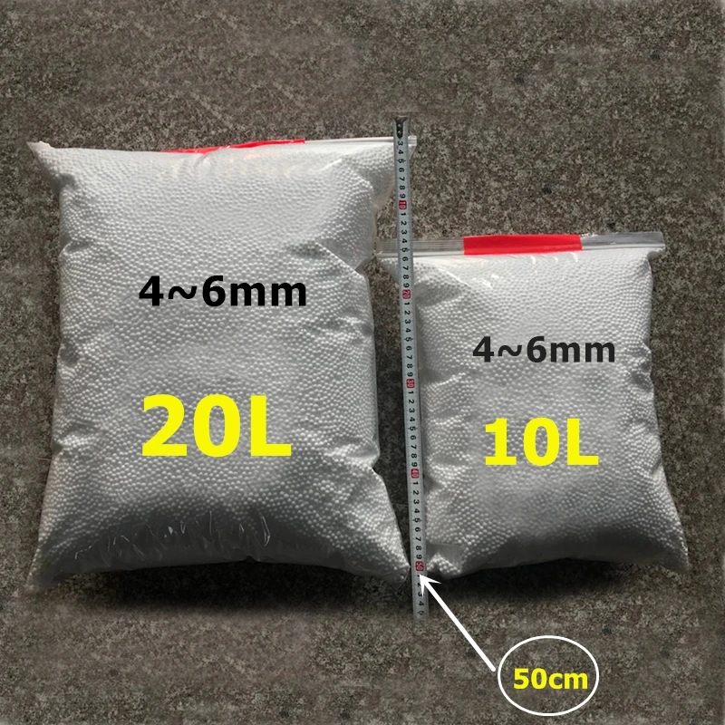 4-6mm 10L/20L 흰색 스티로폼 볼, 빈백, 아 - Event Z 리뷰 및 가격