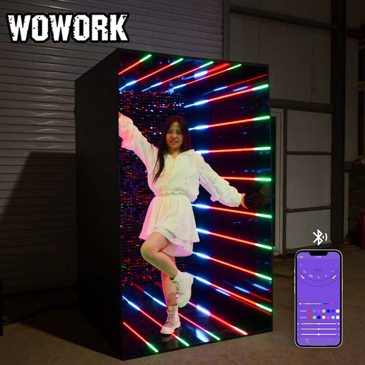 WOWORK 도매 금속 분리형 미러 터널 포토 부스 워 - Event Party Box 리뷰 및 가격