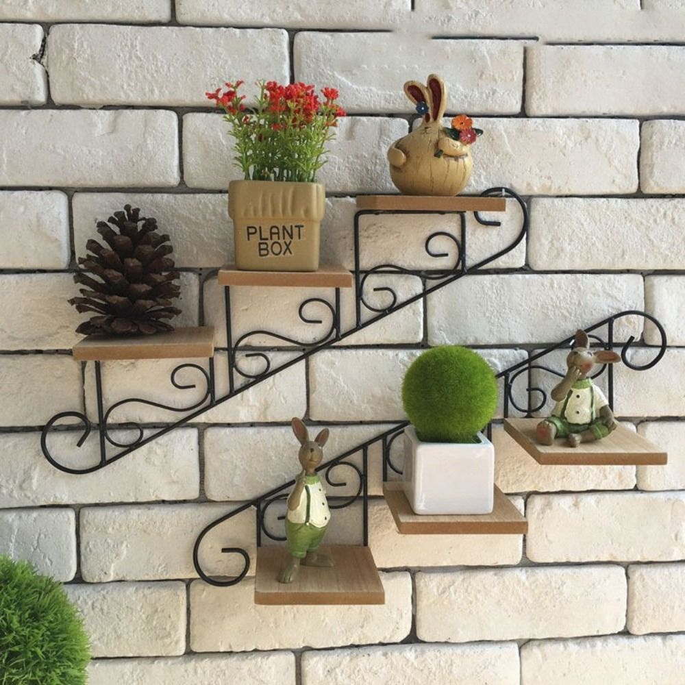 아메리칸 스타일 벽걸이 꽃 스탠드 계단 모양 철 예술  - Flower Wall Panel 리뷰 및 가격