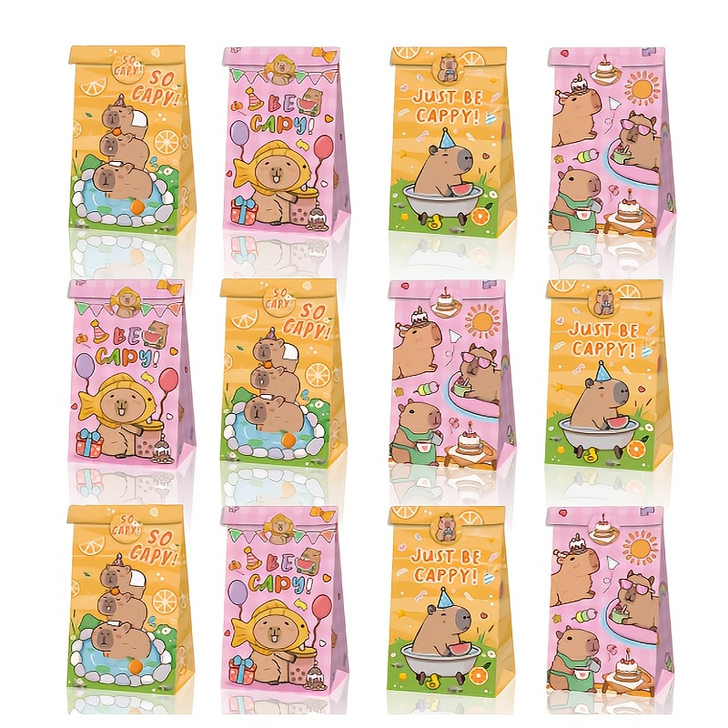 12/24/48pcs Capybara 사탕 가방 생일  - Event Party Box 리뷰 및 가격