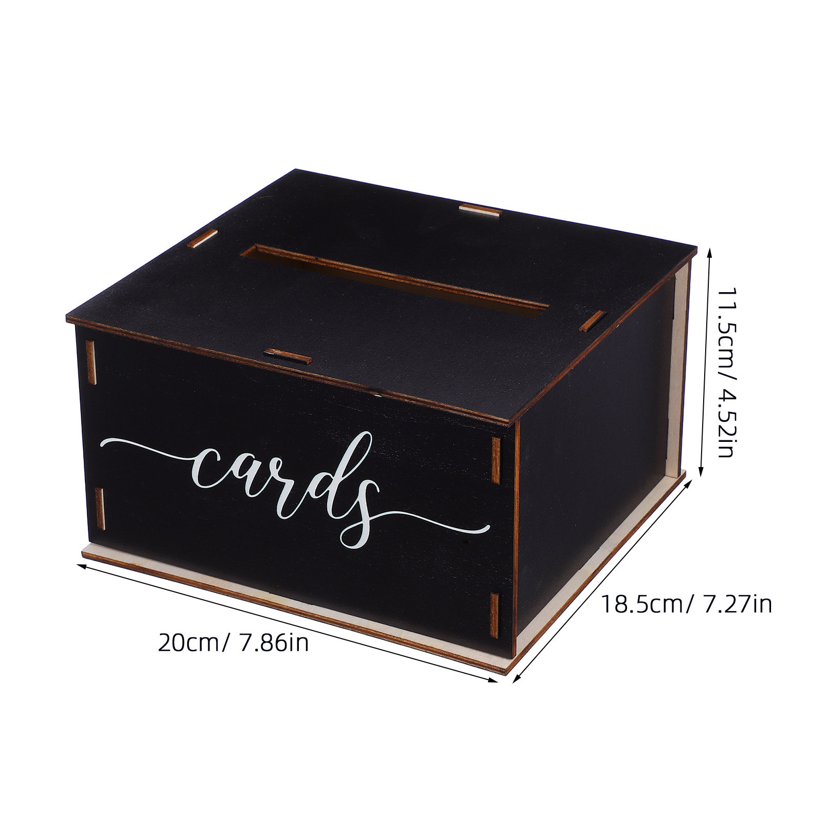 나무 웨딩 카드 박스, 소박한 스타일의 기념품 봉투 홀 - Event Party Box 리뷰 및 가격