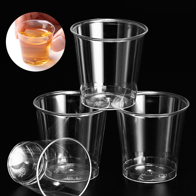 50개 미니 투명 플라스틱 일회용 파티 샷잔 젤리컵 생 - Plastic Cup 50Pcs 리뷰 및 가격