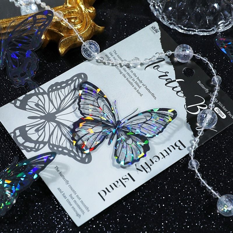 DIY 3D 브론징 PET 나비 스티커 케이크 장식 용 - Party Event Supplier 리뷰 및 가격