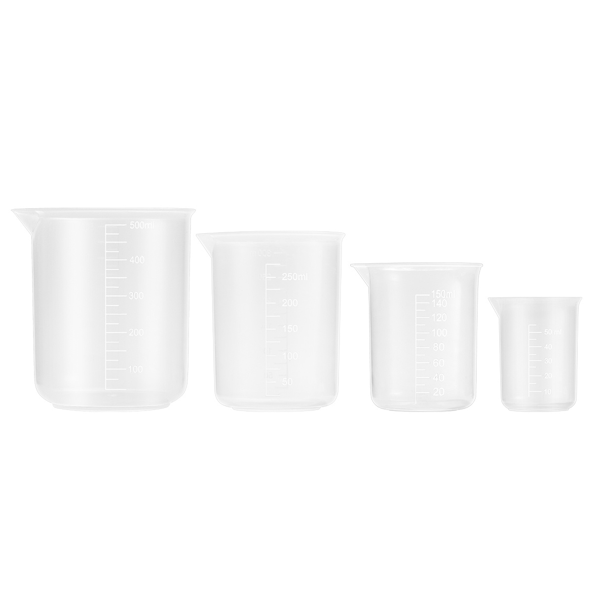 4pcs 50Ml 150Ml 250Ml 500Ml 플라 - Plastic Cup 50Pcs 리뷰 및 가격