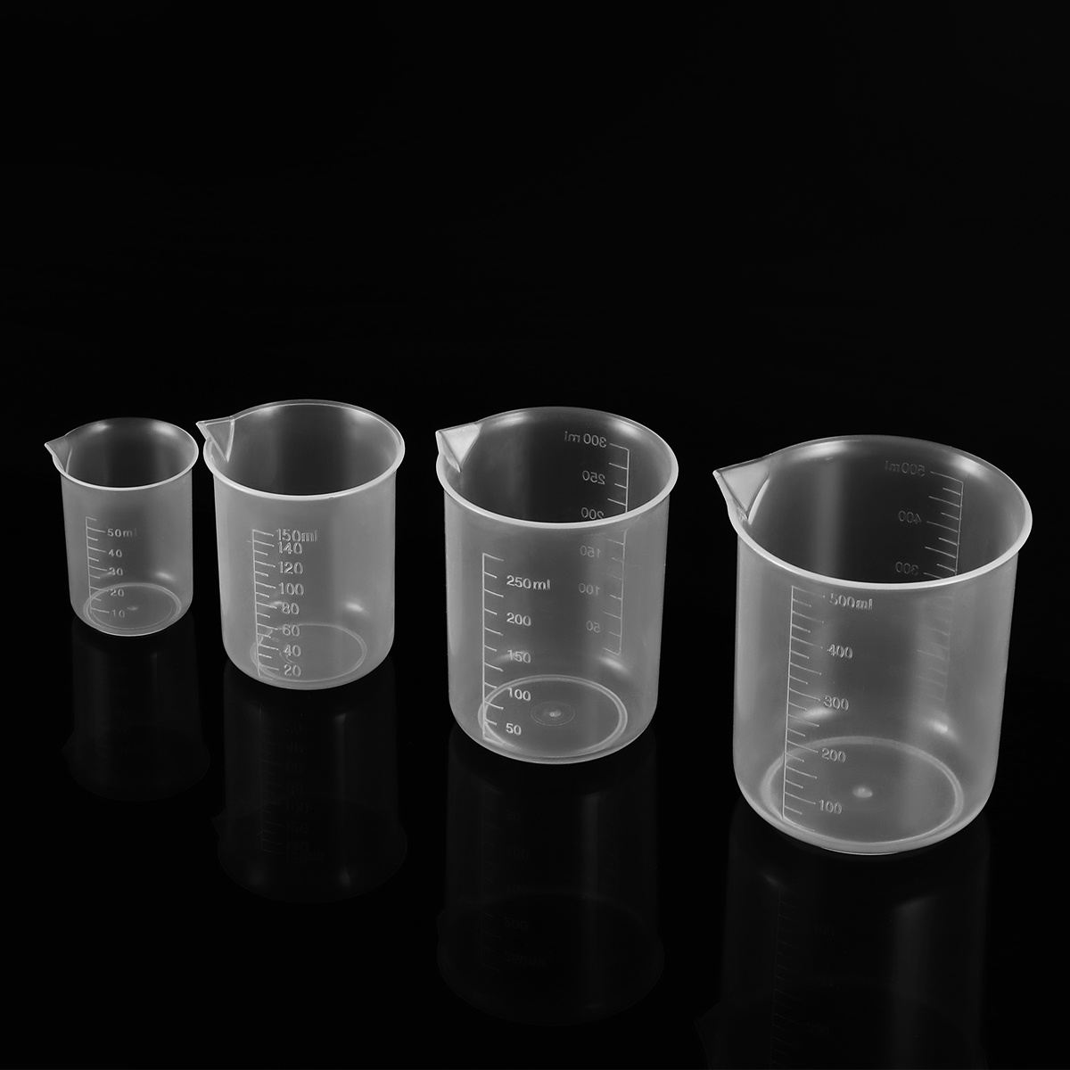 4pcs 50Ml 150Ml 250Ml 500Ml 플라 - Plastic Cup 50Pcs 리뷰 및 가격