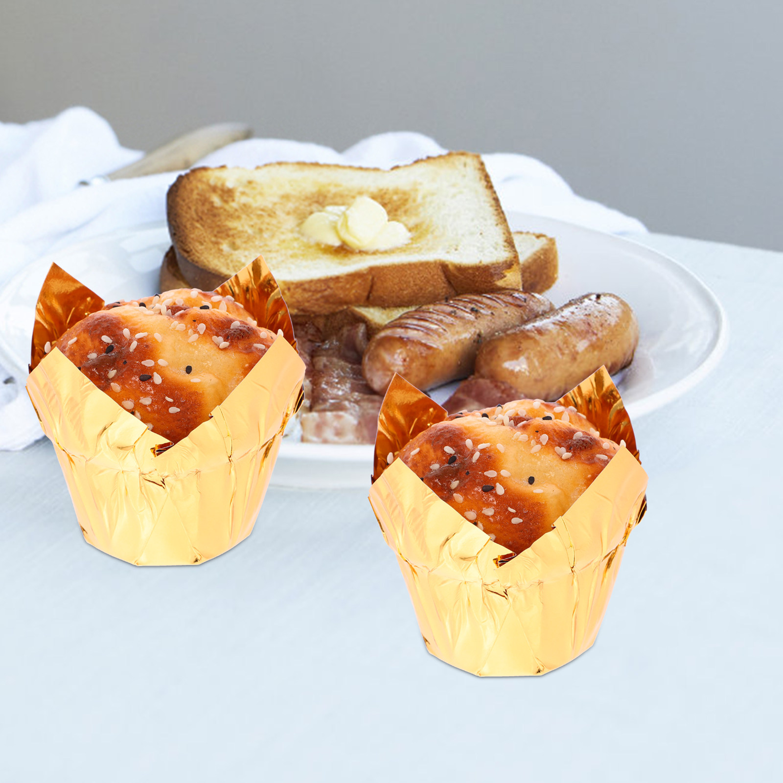 50Pcs 머핀 컵 가정용 파티 베이킹 액세서리 용 내 - Plastic Cup 50Pcs 리뷰 및 가격