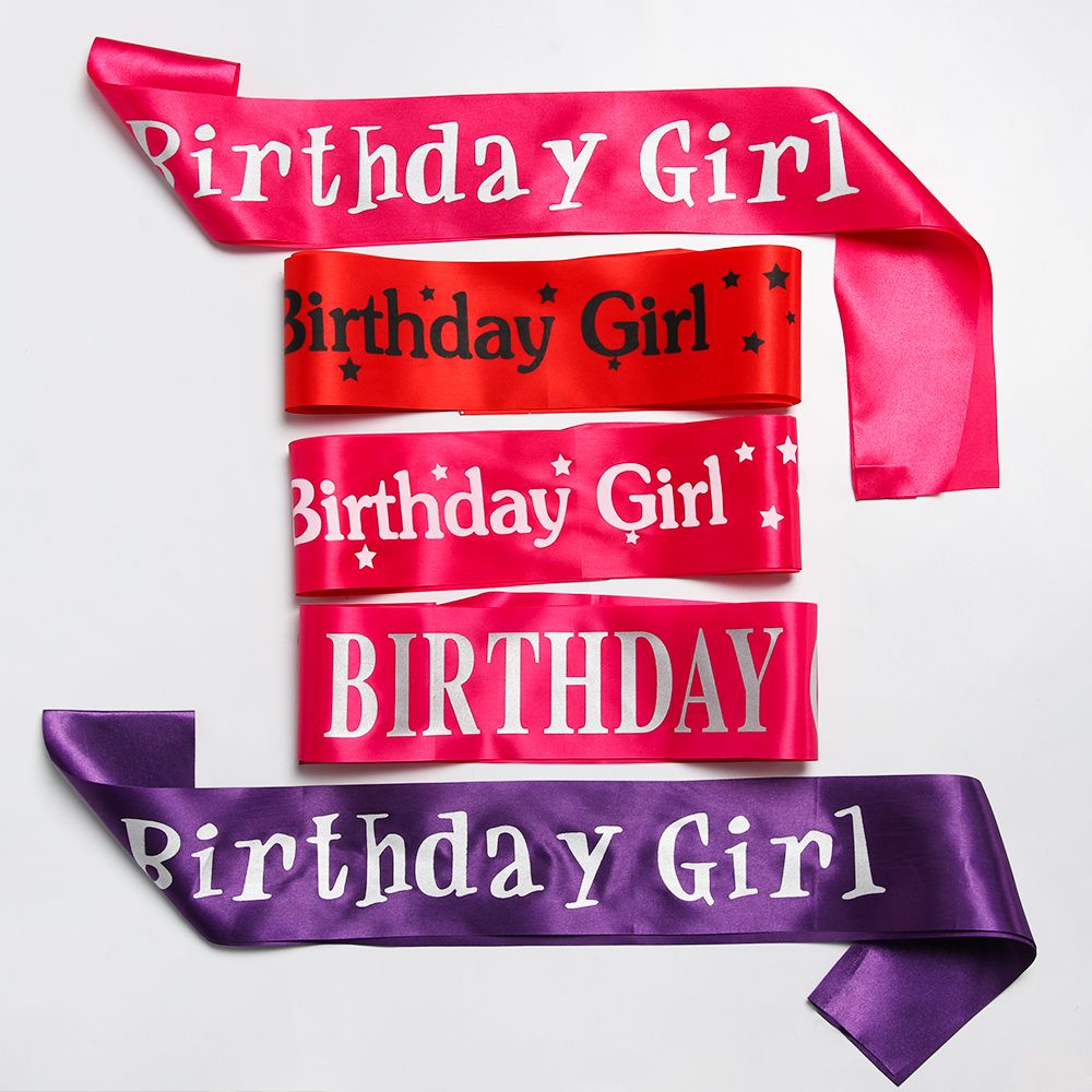 생일 소녀 반짝이 새틴 새시 리본, 생일 어깨 거들,  - Birthday Sash Glitter 리뷰 및 가격