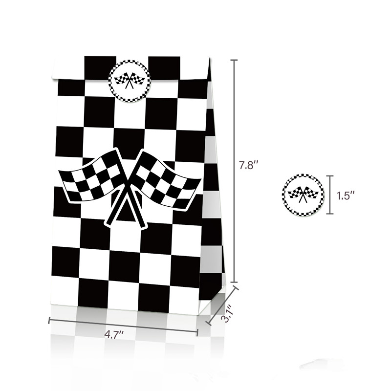 12pcs 경주 용 자동차 경주 치료 상자 선물 가방  - Event Party Box 리뷰 및 가격