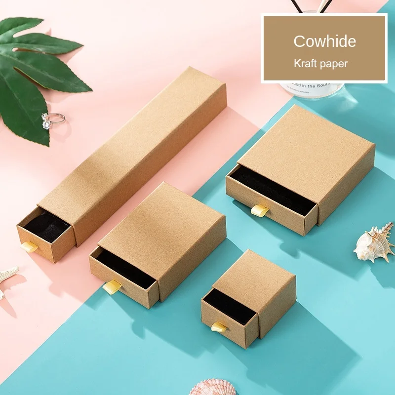카키색 골판지 쥬얼리 세트 박스, 결혼식 약혼 반지 목 - Event Party Box 리뷰 및 가격