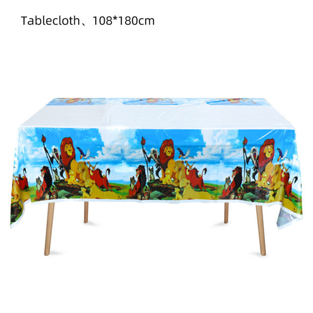 Simba 라이온 킹 식탁보 생일 파티 직사각형 테이블 - Table Cloth Disposable 리뷰 및 가격